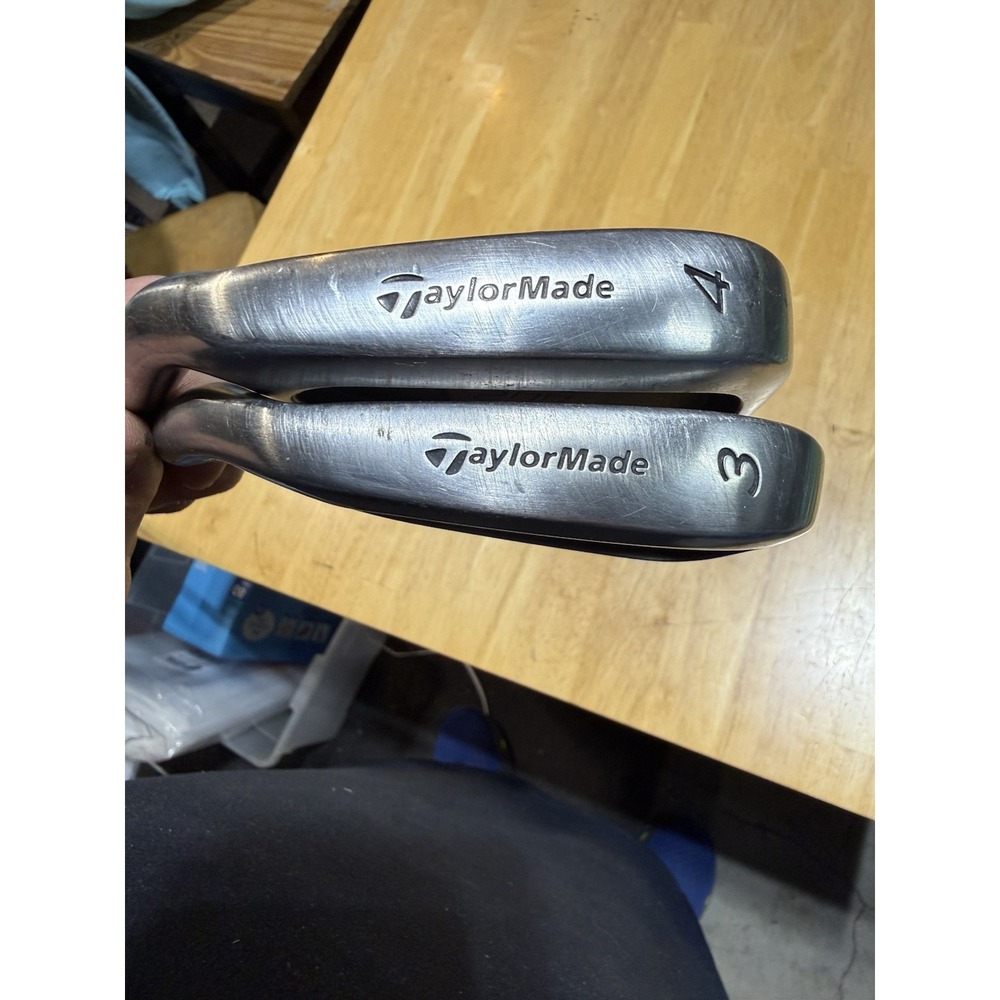 TaylorMade 200 Steel 3 & 4 Iron Set LH R-80 Regular Flex Shafts Golf Clubs